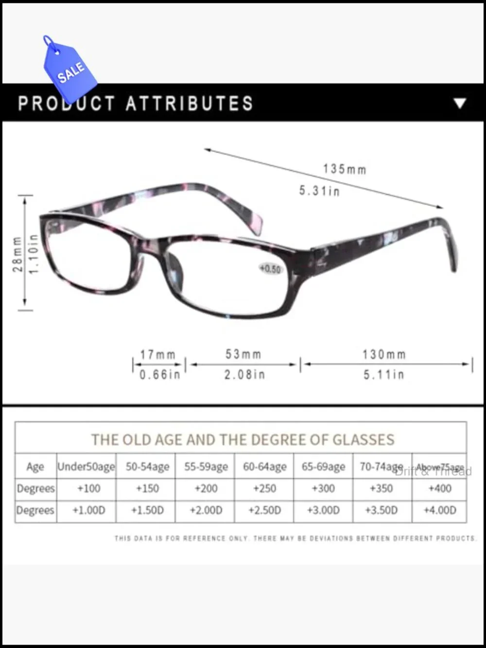 5 Pack Reading Glasses Spring Hinge Fashion Ladies Readers